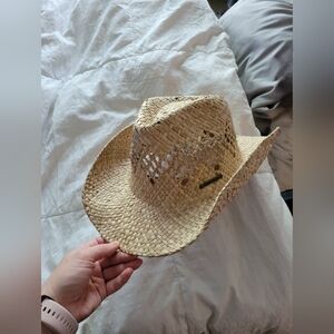 O'Neil Stylish Straw Cowgirl Sun Hat NWT